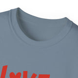 Love Actually Is All Around T-Shirt | Retro Valentine's Day Shirt, Positive Quote Tee, 13 Color Options, Unisex Gift Idea
