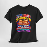 Trump Sandwich Shirt | Anti Trump Shirt | Trump Sandwich Tshirt | 2024 Election | Trump Full Of Bologna | Political Parody US Elections Tee