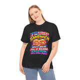 Trump Sandwich Shirt | Anti Trump Shirt | Trump Sandwich Tshirt | 2024 Election | Trump Full Of Bologna | Political Parody US Elections Tee
