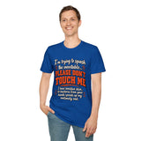 Please Don't Touch Me Shirt, Funny Introvert T Shirt, Sensitive Skin Shirt, Social Distancing Gift, Anti Germ Humor Tee
