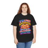 Trump Sandwich Shirt | Anti Trump Shirt | Trump Sandwich Tshirt | 2024 Election | Trump Full Of Bologna | Political Parody US Elections Tee