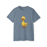 Grumpy Duck T-Shirt | Funny Tired Duck Shirt | Cute Sarcastic Animal Tee Gift for Duck Lovers, Coffee Fans & Lazy Mood Humor Outfit