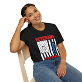 Veterans Against Trump Graphic T-Shirt – Anti Trump Shirt for Veterans & Supporters, Patriotic Political Tee, Progressive Activist Apparel for Men & Women