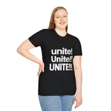 Unite T-Shirt, Unity Shirt, Inspirational Statement Tee, Peace & Community Apparel, Social Message Gift for Men and Women