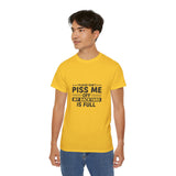 Funny Backyard Warning T-Shirt - Please Don't Piss Me Off Shirt - Sarcastic Gift Tee for Men, Women, Outdoor Humor Shirt