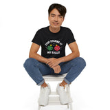 Stop Staring At My Balls | Unisex Ultra 100% US Cotton Tee | T-shirt, Funny Tshirt | Christmas, Xmas, Boyfriend, Husband Gift