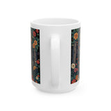 Great Gift For Hunters!!! 15 ounce "Deer" Ceramic White Novelty Coffee Mug | Tea Cup Perfect For Hunting Season