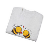 Bee Mine Valentine's Day Be Mine |  Ultra 100% US Cotton Tee | BFF T-shirt, Lovers Mens/Womens Tshirt Gift For Valentines