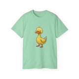 Grumpy Duck T-Shirt | Funny Tired Duck Shirt | Cute Sarcastic Animal Tee Gift for Duck Lovers, Coffee Fans & Lazy Mood Humor Outfit