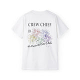 Fireworks Crew Chief T-Shirt | Pyrotecnico Branded Tee | Event Chief Staff Shirt with Slogan & QR Code | 11 Light Unisex Shirt for Pyro Shows