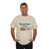 Teacher of Tiny Humans Shirt - Preschool Teacher Tee, Kindergarten Teacher Gift, Cute Rainbow Teacher T-Shirt for Women