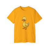 Grumpy Duck T-Shirt | Funny Tired Duck Shirt | Cute Sarcastic Animal Tee Gift for Duck Lovers, Coffee Fans & Lazy Mood Humor Outfit