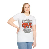 Please Don't Touch Me Shirt, Funny Introvert T Shirt, Sensitive Skin Shirt, Social Distancing Gift, Anti Germ Humor Tee