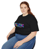 Believe In Yourself | Motivational T-Shirt, Gift For BFF, Boyfriends, Girlfriends, Inspirational Tee, Novelty Clothing Shirt