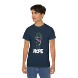HOPE Neon Dripping Hand T-Shirt – Bold Futuristic Design, Eye-Catching Streetwear, Inspire & Stand Out in Style!