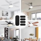 Ceiling Fan Filters | Activated Coconut Shell Charcoal Carbon Filter | Easy-Stick Universal Ceiling Fan Air Filters | Unscented Ceiling Fan Blade Filters for Household Contaminants | Long-Lasting Performance, 5-count