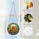Acrylic Puzzle Suncatcher, Sunflower Catchers Puzzle, DIY SunCatchers Jigsaw Puzzle Window Hanging, Home & Garden Decor