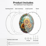 Acrylic Puzzle Suncatcher, Sunflower Catchers Puzzle, DIY SunCatchers Jigsaw Puzzle Window Hanging, Home & Garden Decor