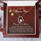 Merry Christmas Bonus Mom!!! | Forever Love Necklace | Message Card Jewelry