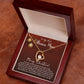 Merry Christmas Bonus Mom!!! | Forever Love Necklace | Message Card Jewelry