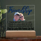 Personalize Your Friendship... I Feel So Lucky With Friends Like You! | Customized Square Acrylic Plaque