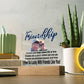 Personalize Your Friendship... I Feel So Lucky With Friends Like You! | Customized Square Acrylic Plaque