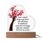 Don't Wait For Things To Get Better... Acrylic Heart Plaque