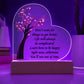Don't Wait For Things To Get Better... Acrylic Heart Plaque