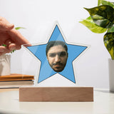 Customize "The Office" Acrylic Star Plaque, The Office TV Show Gifts, Office Star Acrylic Star Plaque, The Office Face Acrylic Star Plaque, The Office Acrylic Star Plaque, The Office Star Face, Christmas Gift