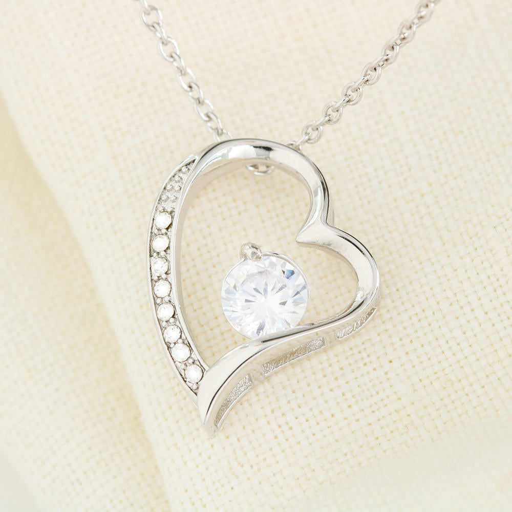Merry Christmas Bonus Mom!!! | Forever Love Necklace | Message Card Jewelry