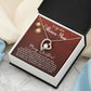 Merry Christmas Bonus Mom!!! | Forever Love Necklace | Message Card Jewelry