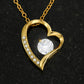 Merry Christmas Bonus Mom!!! | Forever Love Necklace | Message Card Jewelry