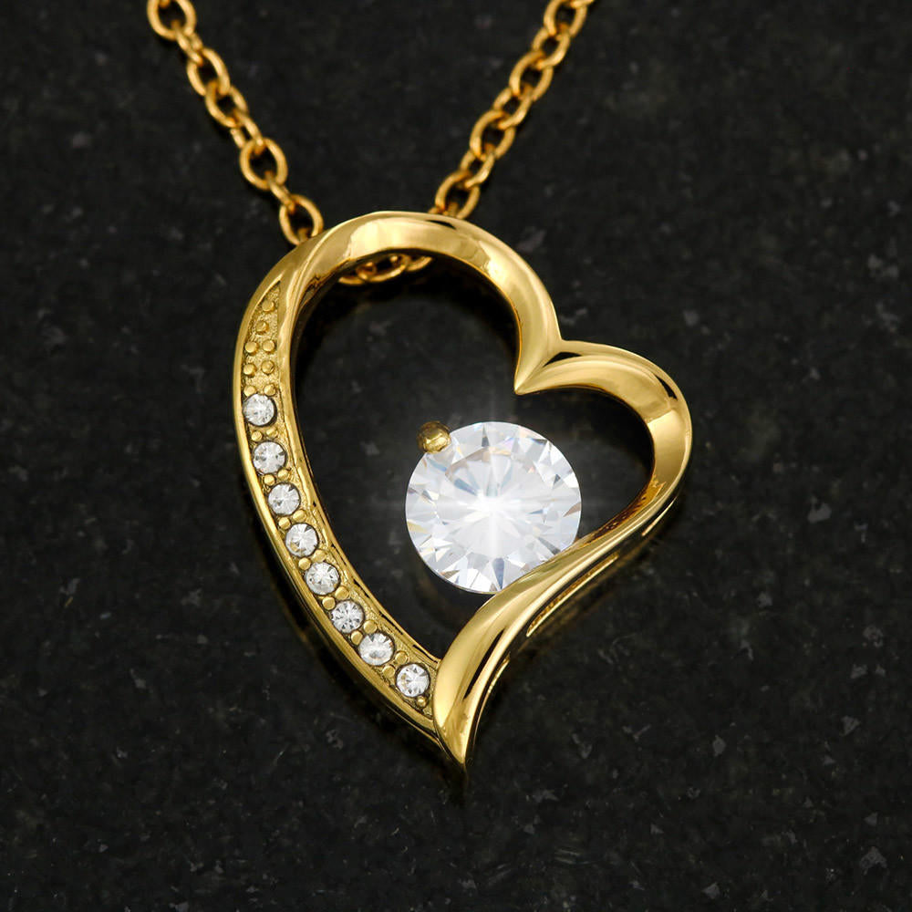 Merry Christmas Bonus Mom!!! | Forever Love Necklace | Message Card Jewelry