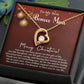 Merry Christmas Bonus Mom!!! | Forever Love Necklace | Message Card Jewelry