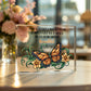 Butterfly Acrylic Block, Inspirational Quote Decor, Beautiful Monarch Butterfly Floral Art, Uplifting Gift for Home or Office, Nature Lover Gift
