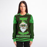 “Merry Weedmas” Funny Santa Christmas Sweatshi