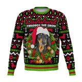 Dachshund Through The Snow - Ugly Xmas Sweatshirt