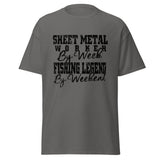 Sheet Metal worker by week... Fishing legend by weekend!! | Classic T-Shirt