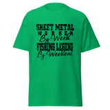 Sheet Metal worker by week... Fishing legend by weekend!! | Classic T-Shirt