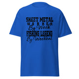 Sheet Metal worker by week... Fishing legend by weekend!! | Classic T-Shirt