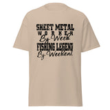Sheet Metal worker by week... Fishing legend by weekend!! | Classic T-Shirt