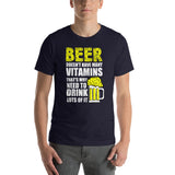 Beer Doesn't Have Many Vitamins Mug | Funny & Humorous Gift | Humor Gift for Beer Enthusiasts | Novelty Coffee Cup | Perfect for Beer Lovers