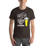 Beer The Reason I Wake Up Every Afternoon | Funny & Humorous Mug | Humor Gift for Beer Lovers | Novelty Coffee Cup | Perfect for Beer Enthusiasts