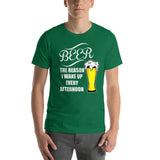 Beer The Reason I Wake Up Every Afternoon | Funny & Humorous Mug | Humor Gift for Beer Lovers | Novelty Coffee Cup | Perfect for Beer Enthusiasts
