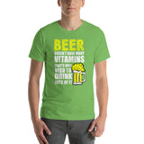 Beer Doesn't Have Many Vitamins Mug | Funny & Humorous Gift | Humor Gift for Beer Enthusiasts | Novelty Coffee Cup | Perfect for Beer Lovers