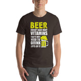 Beer Doesn't Have Many Vitamins Mug | Funny & Humorous Gift | Humor Gift for Beer Enthusiasts | Novelty Coffee Cup | Perfect for Beer Lovers