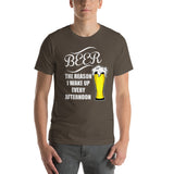 Beer The Reason I Wake Up Every Afternoon | Funny & Humorous Mug | Humor Gift for Beer Lovers | Novelty Coffee Cup | Perfect for Beer Enthusiasts