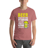 Beer Doesn't Have Many Vitamins Mug | Funny & Humorous Gift | Humor Gift for Beer Enthusiasts | Novelty Coffee Cup | Perfect for Beer Lovers