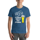 Beer The Reason I Wake Up Every Afternoon | Funny & Humorous Mug | Humor Gift for Beer Lovers | Novelty Coffee Cup | Perfect for Beer Enthusiasts
