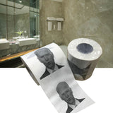 Joe Biden Pattern Printed Toilet Paper Roll - Novelty Gift Bathroom Funny Paper
